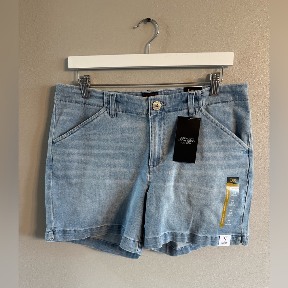 Lee Blue Jean Shorts Relaxed Fit
